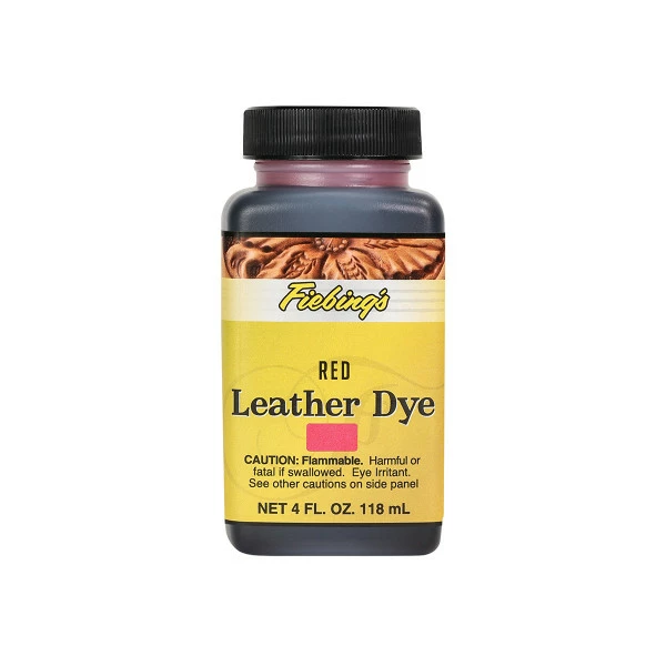 Fiebings Leather Dye - Red, 4 Oz 1 Fiebings Leather Dye - Red, 4 Oz