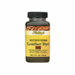 Fiebings Leather Dye - Moccasin Brown, 4 Oz