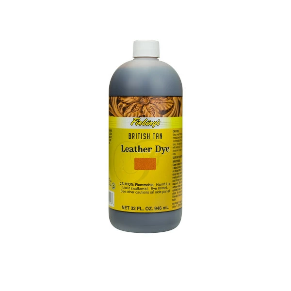Fiebings Leather Dye - Brit Tan, 32 Oz 1 Fiebings Leather Dye - Brit Tan, 32 Oz