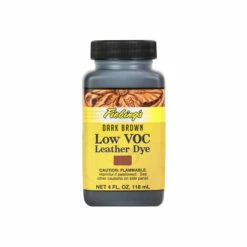 Fiebings Low VOC Leather Dye - Dark Brown, 4 Oz
