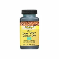 Fiebings Low VOC Leather Dye - Green, 4 Oz