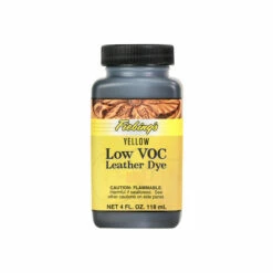 Fiebings Low VOC Leather Dye - Yellow, 4 Oz