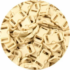 Buckle,Sqz,Contr,3/8",Sand,50p