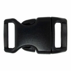 Buckle,Sqz,Contr,3/8",Black,25