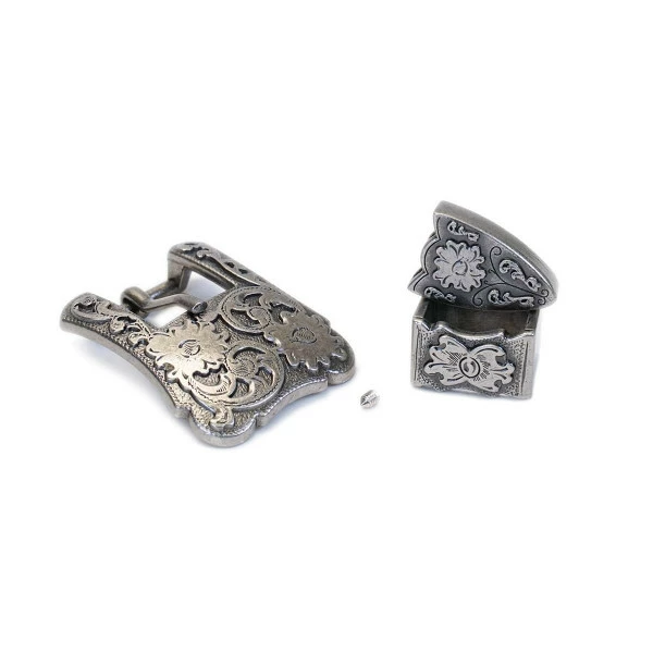 3/4" Floral Buckle Set 6 3/4" Floral Buckle Set - Image 6