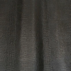 Side, Embossed Gator On Cow - Black -Leather Goods Sales Shop 371 17901.SLC .3