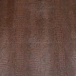 Side, Embossed Gator On Cow - Brown -Leather Goods Sales Shop 371 17902.SLC .3