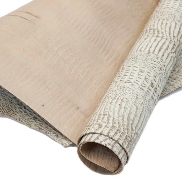 Side, Embossed Gator On Cow - AntBone 1 Side, Embossed Gator On Cow - AntBone