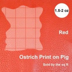 Print,Ostrich,Pig,Red -Leather Goods Sales Shop 371 405.SLC .4