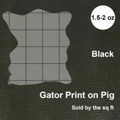 Print,Gator,Pig,Black -Leather Goods Sales Shop 371 501.SLC .4