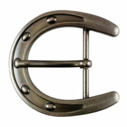 Horseshoe Buckle, AntqNP 1-1/2"