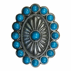 Concho,SW,TurqStoneOval,AntNp