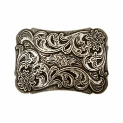 Floral Engraved Trophy Buckle