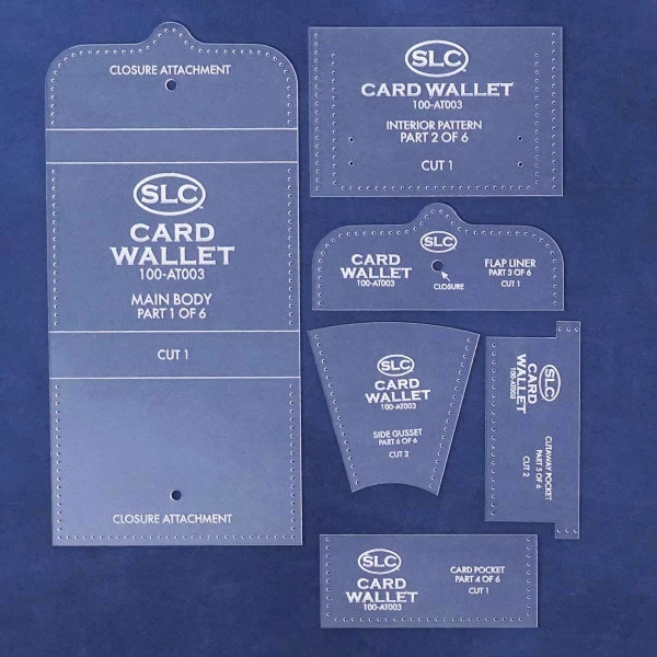 Acrylic Template - Card Wallet 2 Acrylic Template - Card Wallet - Image 2
