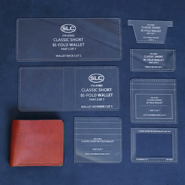 Acrylic Template - Bi-Fold Wallet W/ID 1 Acrylic Template - Bi-Fold Wallet W/ID