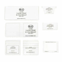 Acrylic Template - Bi-Fold Wallet W/ID 5 Acrylic Template - Bi-Fold Wallet W/ID -Leather Goods Sales Shop 378 AT022.SLC .03