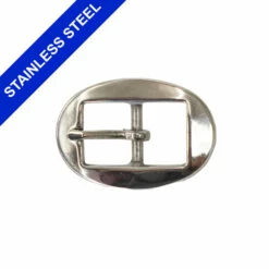 Stainless Steel Center Bar Cart Buckle - 3/4"