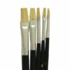 Brush Set,Flat Asst,5 Pk
