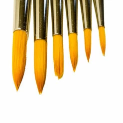 Brush Set,Aqualon,Round,6pk -Leather Goods Sales Shop 471 343502.SLC .03
