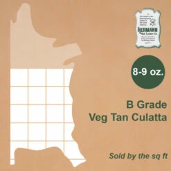 Hermann Oak B Grade Culatta 8-9 Oz.