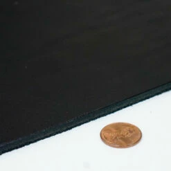 Hermann Oak Drum Dyed Black Pre-Cut 8-10 Oz. 6" X 12" -Leather Goods Sales Shop 49 9200.SLC .3