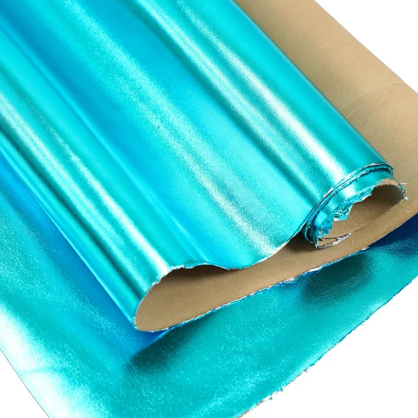 Metallic Cow Side - Turquoise 1 Metallic Cow Side - Turquoise