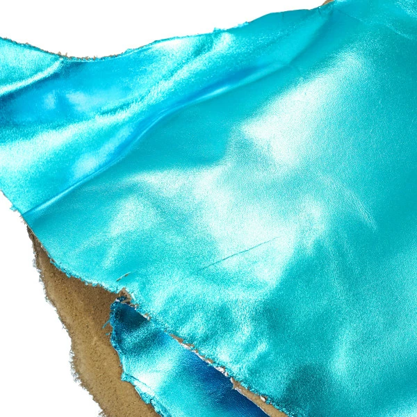 Metallic Cow Side - Turquoise 2 Metallic Cow Side - Turquoise - Image 2