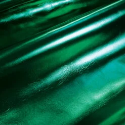 Metallic Cow Side - Emerald -Leather Goods Sales Shop 50 1008.SLC .3