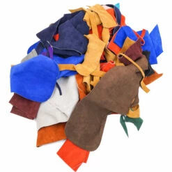 Suede Remnants - Assorted Colors, 6 Lbs