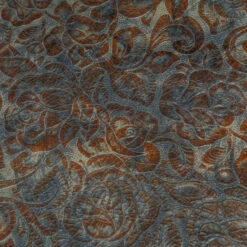 Jesse James Eagle Floral - Blue/Rust -Leather Goods Sales Shop 57 17.SLC .03