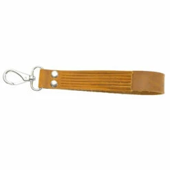 Fringed Leather Wristlet Strap - Mesquite Brown -Leather Goods Sales Shop 579 13001.SLC .05
