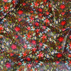 Suede, Gothic Flower - Black -Leather Goods Sales Shop 62 217.SLC .3