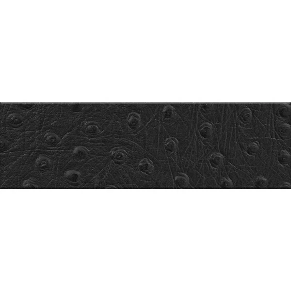 Black Ostrich Strip 1 5/8 1 Black Ostrich Strip 1 5/8