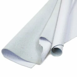 Ostrich Print On Cow Sides - White