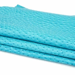 Ostrich Print On Cow Sides - Turquoise 6 Ostrich Print On Cow Sides - Turquoise -Leather Goods Sales Shop 62 46.SLC .03