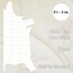 Side,DeerTan Cow,Bone -Leather Goods Sales Shop 62 933311.SLC .4