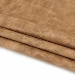 Distressed Pull Up Upholstery Hide - Camel -Leather Goods Sales Shop 6200 2406.SLC .3