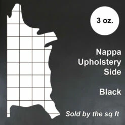 Nappa Upholstery Cowsides - Black 7 Nappa Upholstery Cowsides - Black -Leather Goods Sales Shop 6200 880.SLC .4