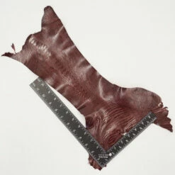 Ostrich Leg - Burgundy -Leather Goods Sales Shop 63 30505.SLC .3