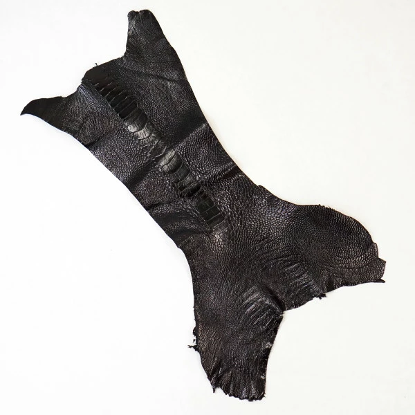 Ostrich Leg - Black 2 Ostrich Leg - Black - Image 2