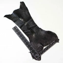 Ostrich Leg - Black 5 Ostrich Leg - Black -Leather Goods Sales Shop 63 840101.SLC .3