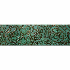 Turquoise And Copper Heirloom Strip 1 5/8