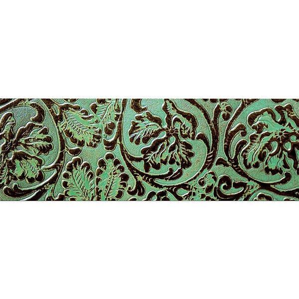 Turquoise And Brown Heirloom Strip 3 1/2 1 Turquoise And Brown Heirloom Strip 3 1/2