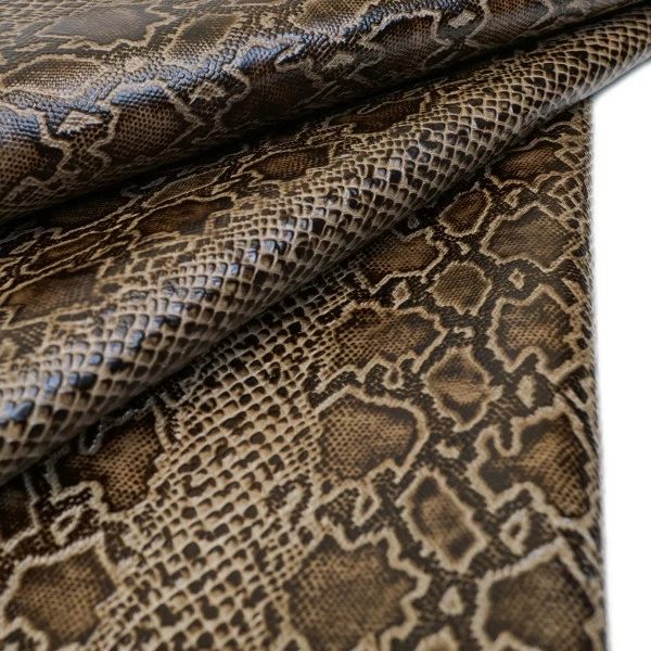 Embossed Python Hide - Smokey Quartz 1 Embossed Python Hide - Smokey Quartz