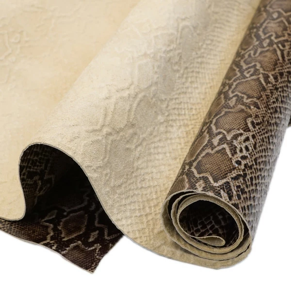 Embossed Python Hide - Smokey Quartz 2 Embossed Python Hide - Smokey Quartz - Image 2