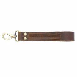 Fringed Leather Wristlet Strap - Kentucky Derby -Leather Goods Sales Shop 675 60001.SLC .04