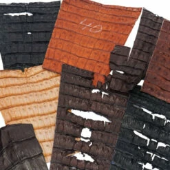 Caiman Tail Grab Bag - 1 Lb. -Leather Goods Sales Shop 76 014.SLC .03