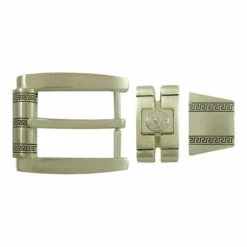 Spanish Flair 3 Pc Buckle Set, 35mm - Silver