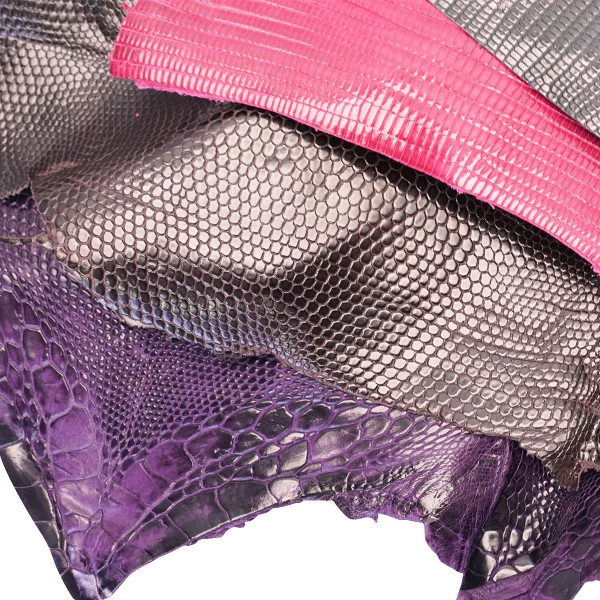 2 Pounds Of Assorted Color Lizard Remnants 3 2 Pounds Of Assorted Color Lizard Remnants - Image 3