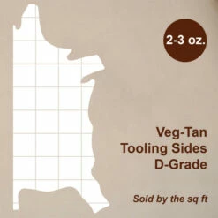 Special Purchase Veg Tan Sides - D Grade -Leather Goods Sales Shop 797 001.SLC .8